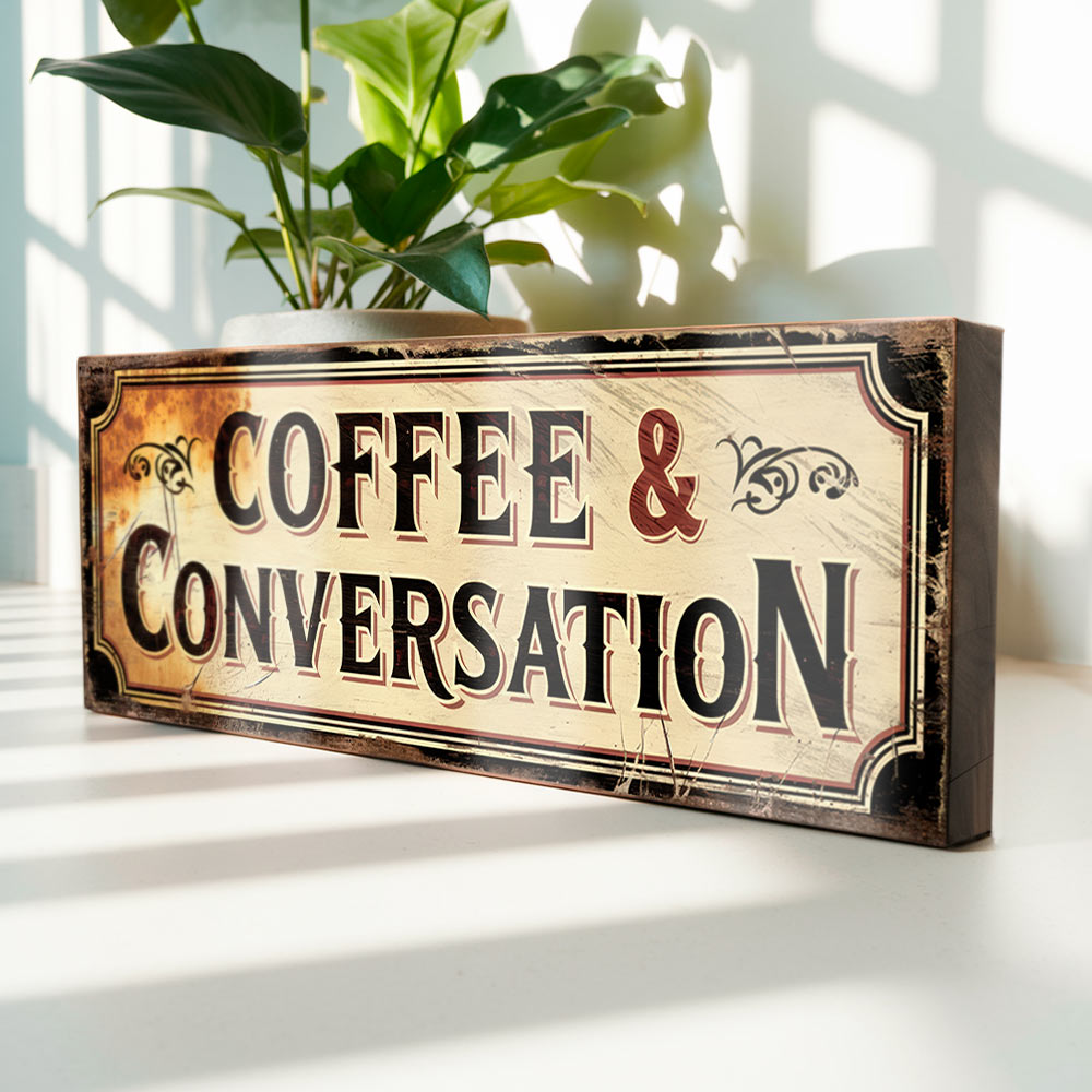 Coffee and Conversation Sign