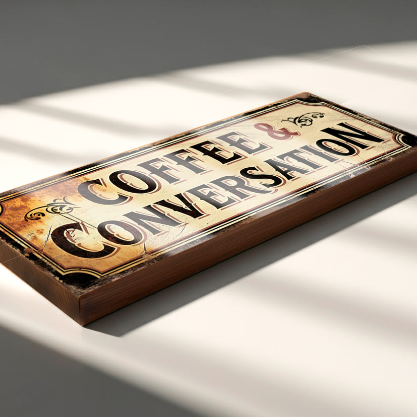 Coffee and Conversation Sign