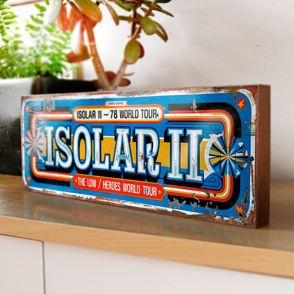 David Bowie Isolar 2 World Tour Sign