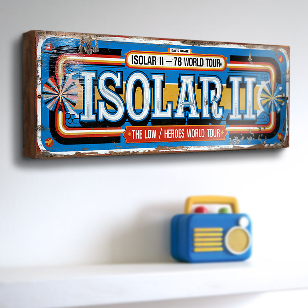 David Bowie Isolar 2 World Tour Sign