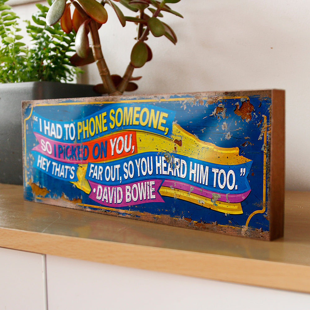 David Bowie Far Out Music Lyrics Sign
