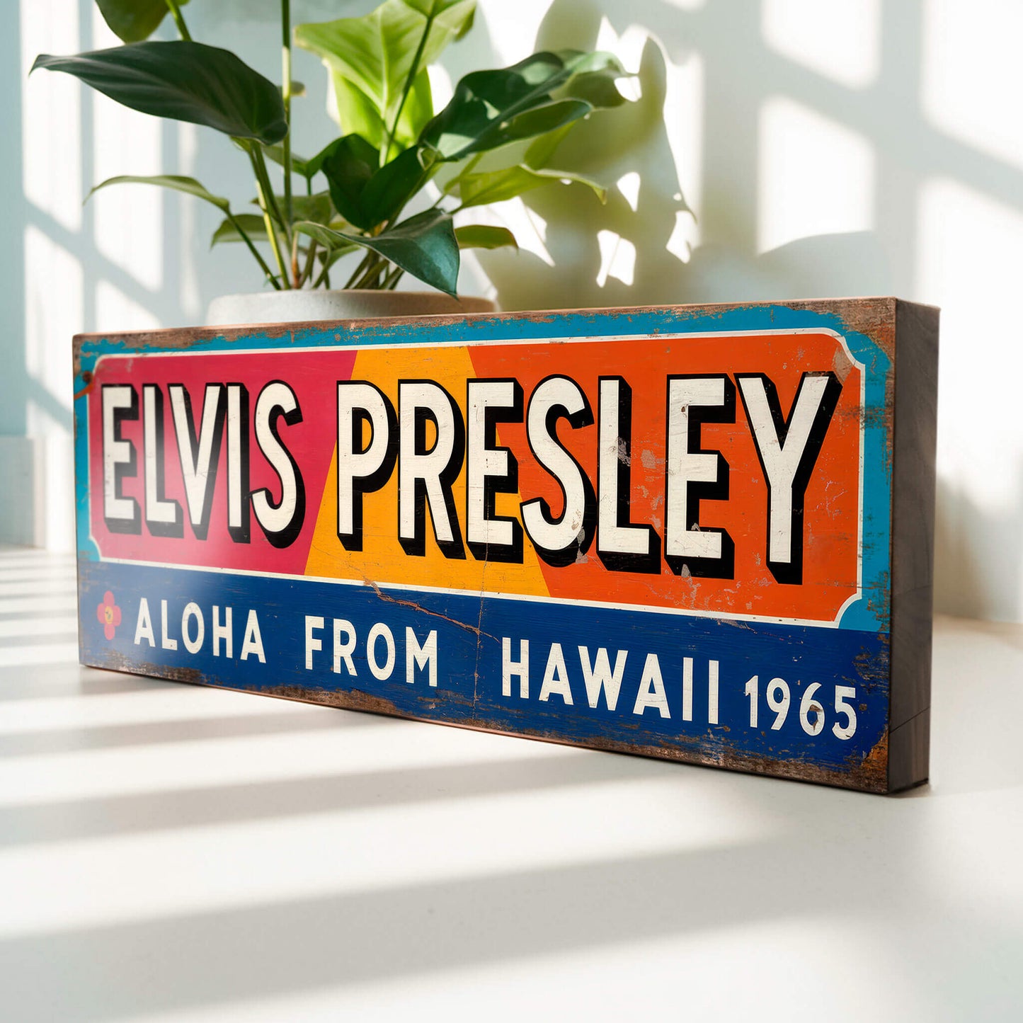 Elvis Presley Sign Aloha from Hawaii 1965