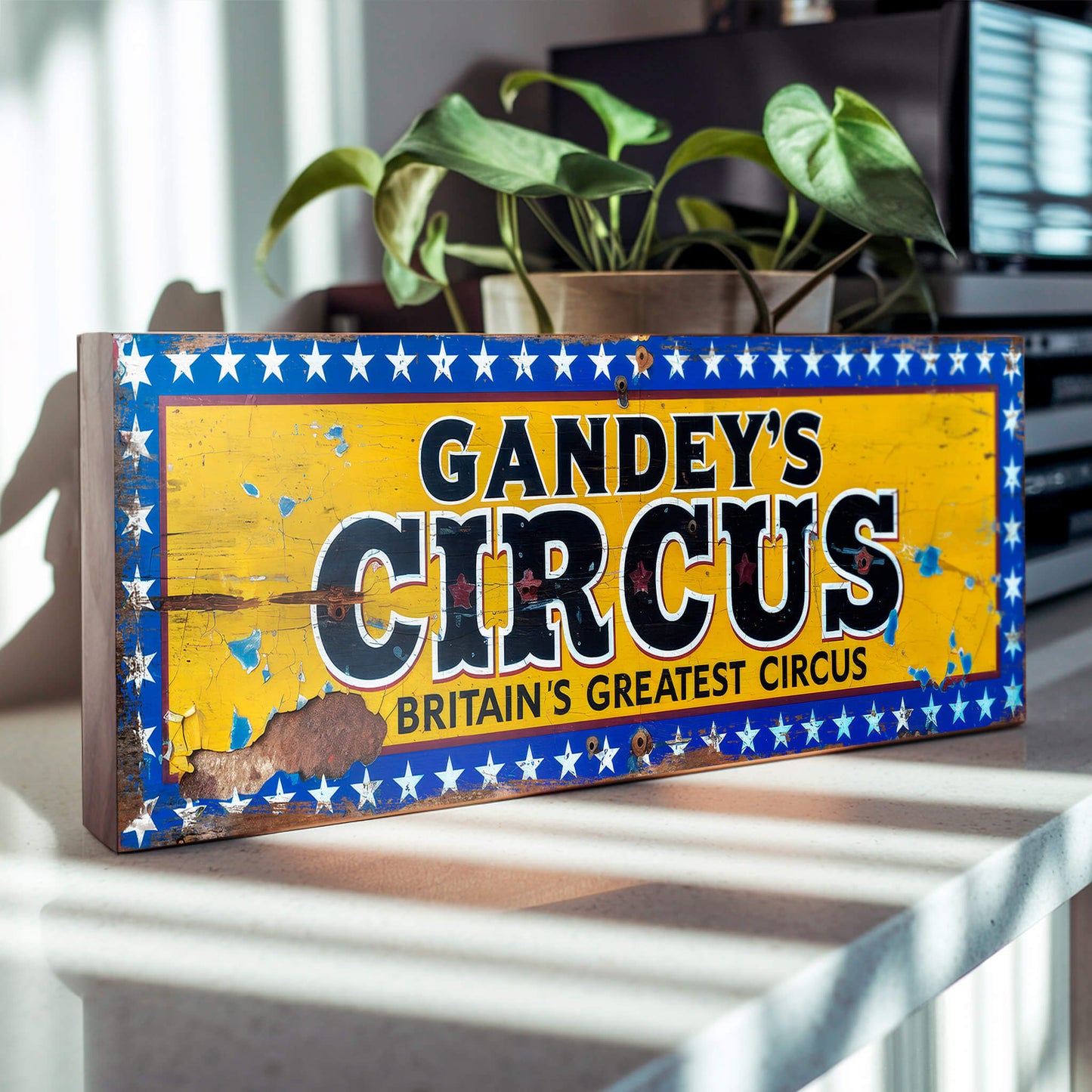 Gandey's Circus Vintage Style Sign – Britain's Greatest Circus