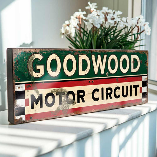 Goodwood Motor Circuit Sign – Vintage Style Racing
