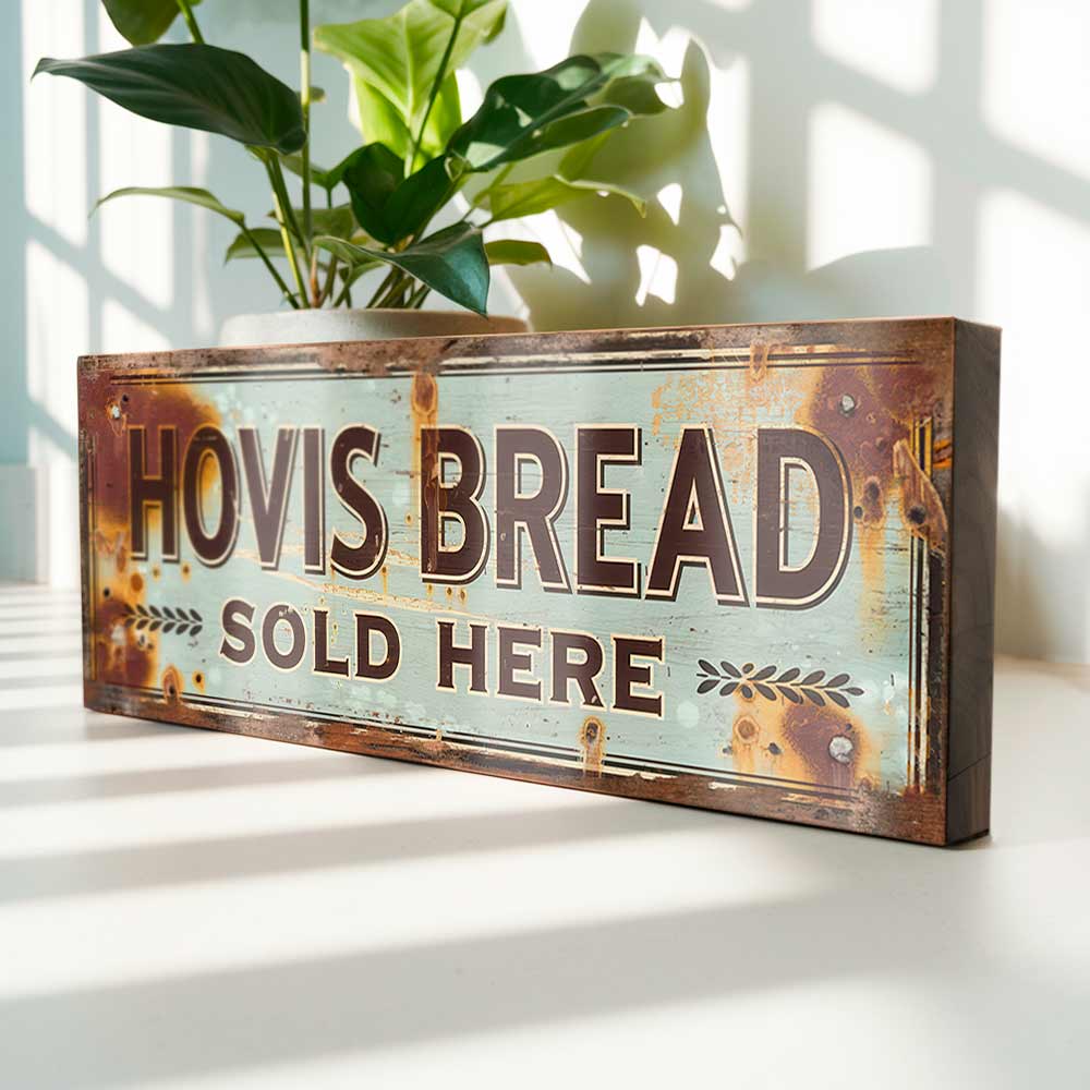 Hovis Bread Sign Sold Here – Classic Bakery Shop Sign