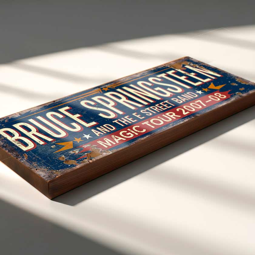 Bruce Springsteen Magic Tour Sign