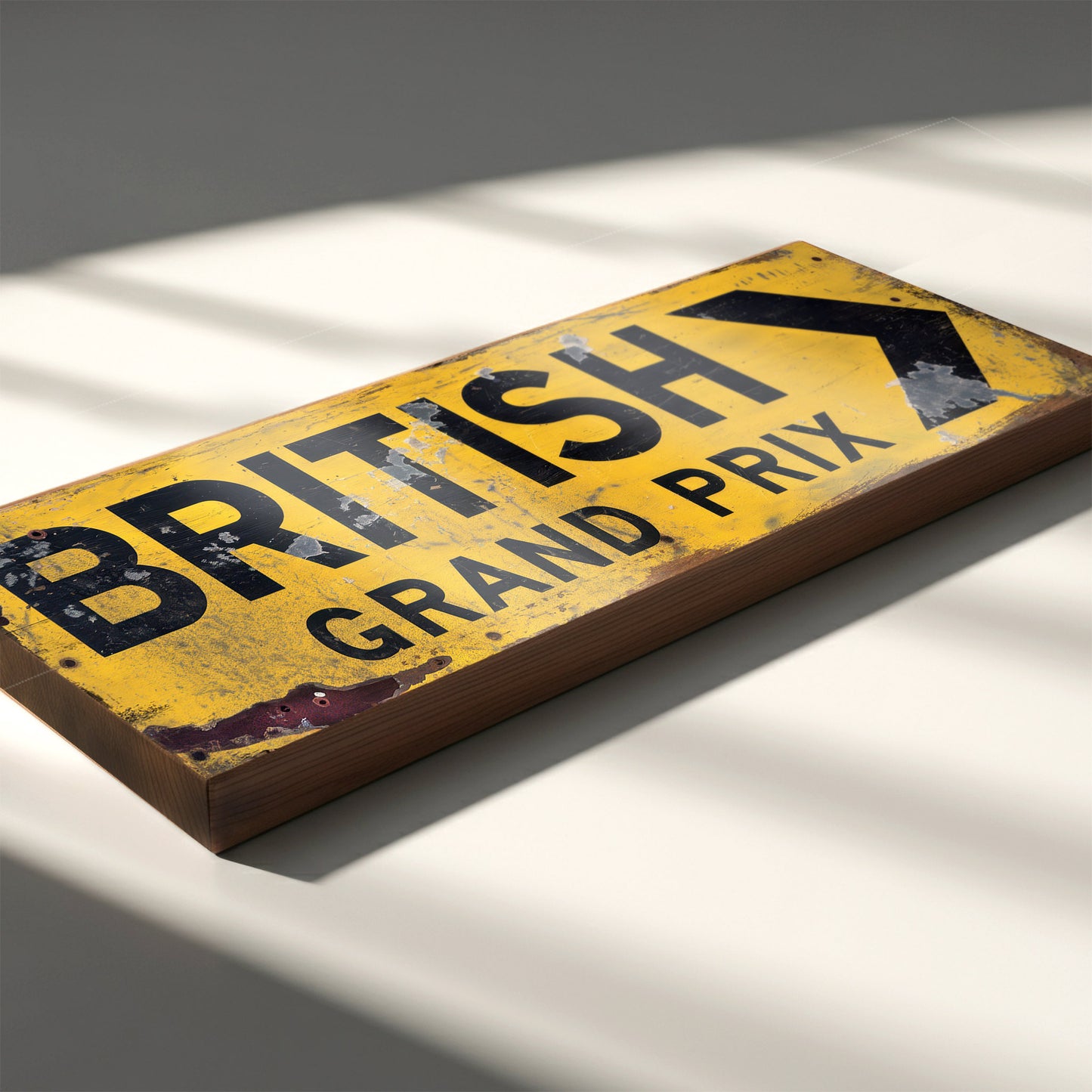 British Grand Prix : Vintage Style Tribute Sign