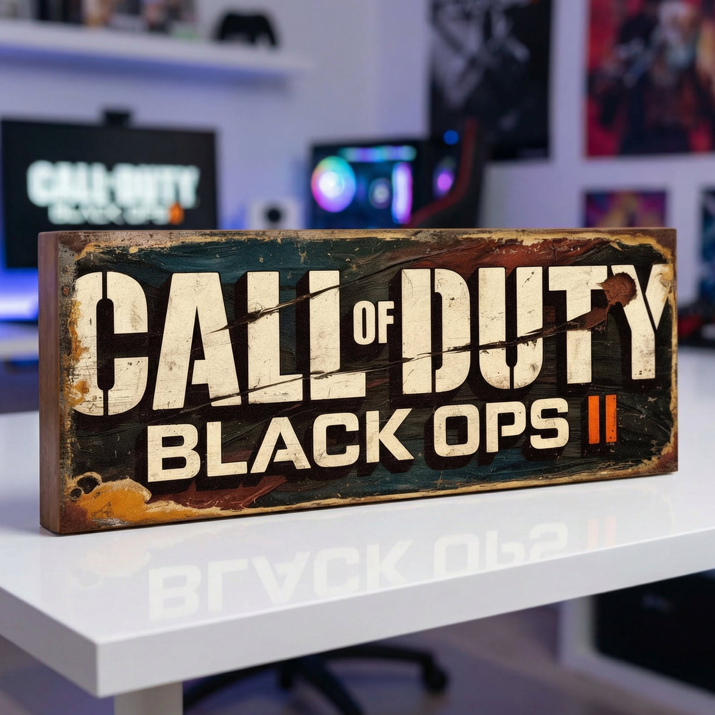 Call of Duty Black Ops II Retro Gaming Sign