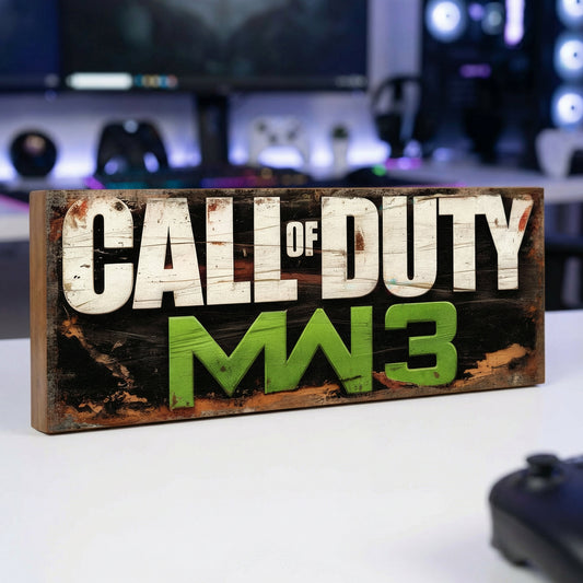 Call of Duty Modern Warfare 3 Retro Gaming Sign