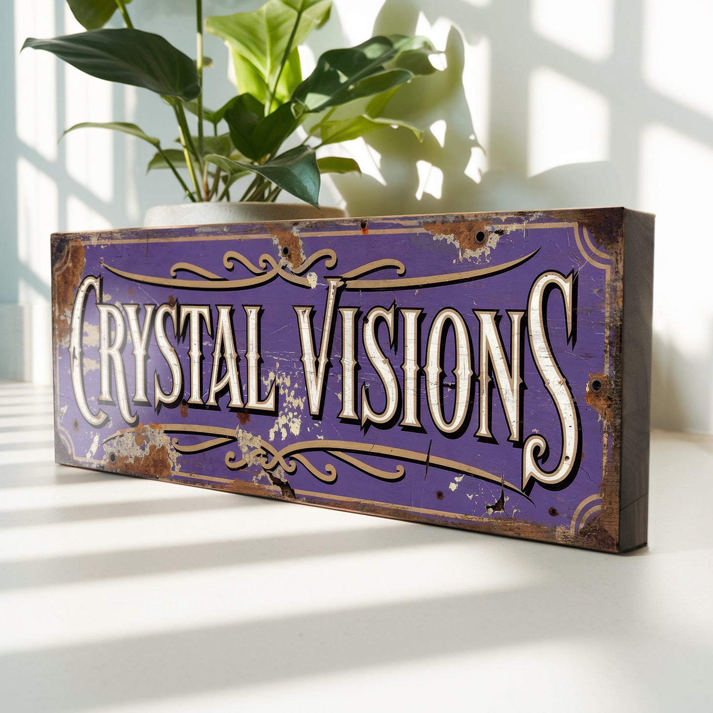 Crystal Visions Fortune Teller Sign