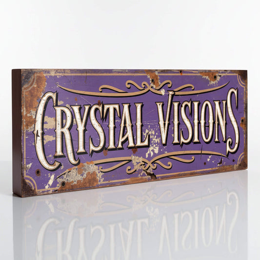 Crystal Visions Fortune Teller Sign