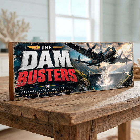 The Dam Busters Wooden Sign