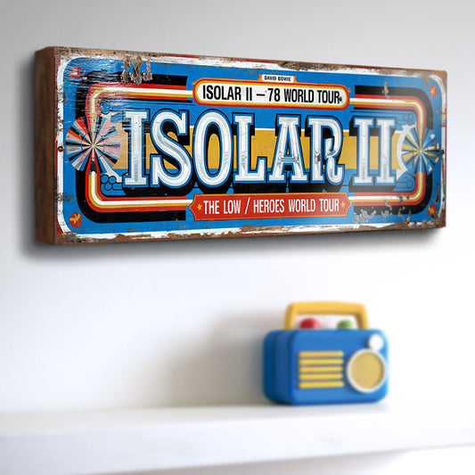 David Bowie Isolar 2 World Tour Sign