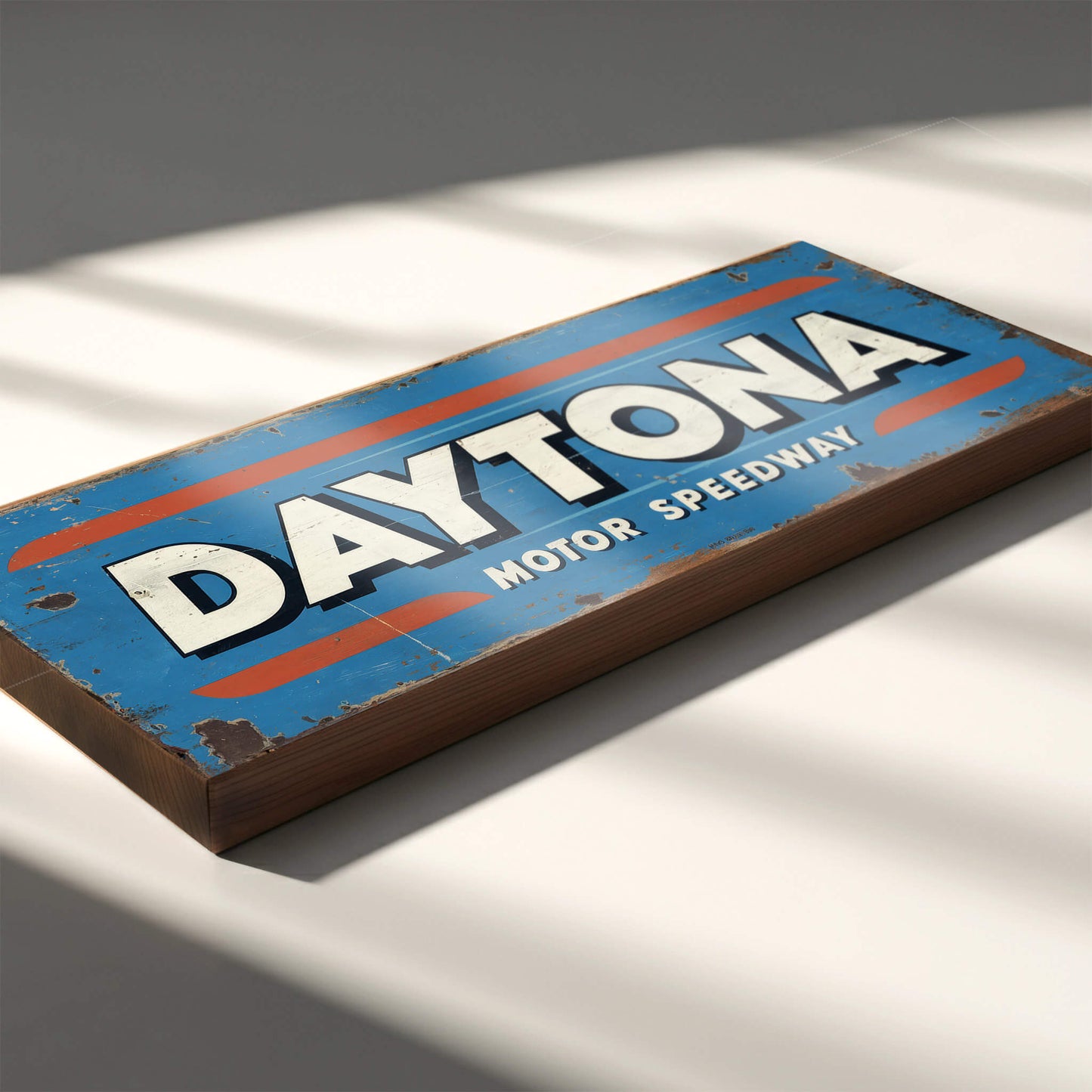 Daytona Motor Speedway Racing : Vintage Style Tribute Sign