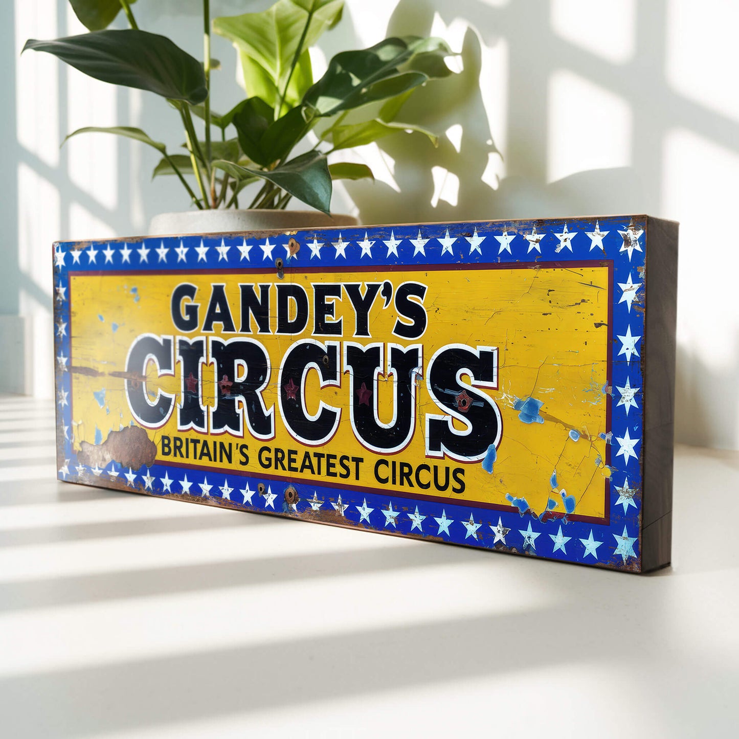 Gandey's Circus Vintage Style Sign –  Britain's Greatest Circus