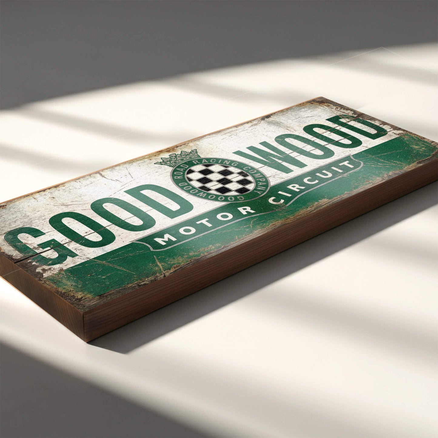 Goodwood Road: Classic Motor Circuit Tribute Sign