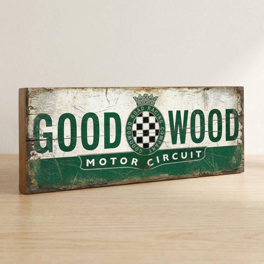 Goodwood Road: Classic Motor Circuit Tribute Sign