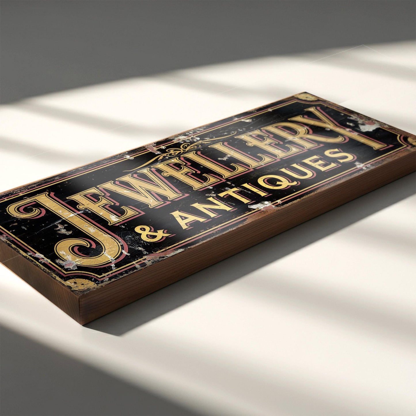 Jewellery Antiques Collectables Retro Style Shop Sign Antique Shop Sign Wooden Sign