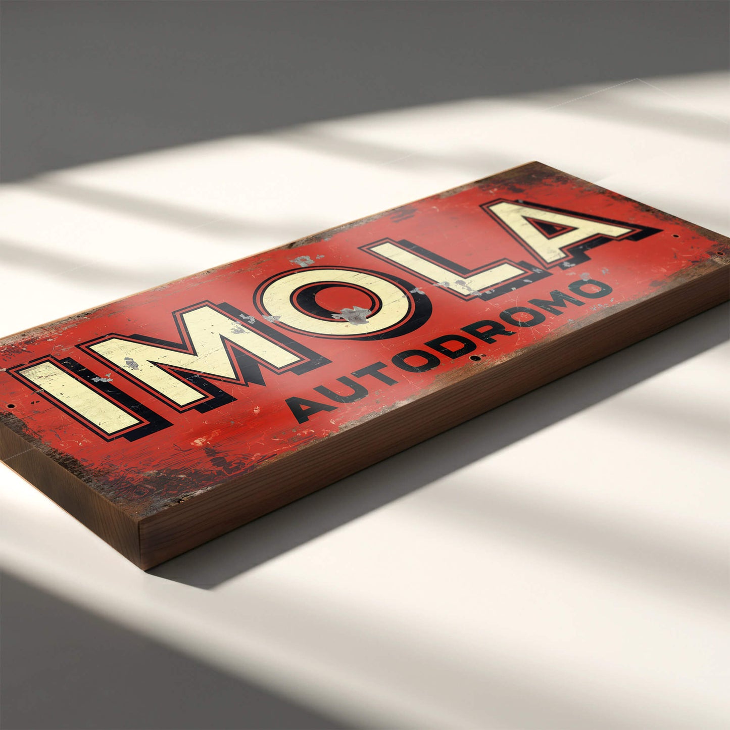 Imola Autodromo Racing : Vintage Style Tribute Sign