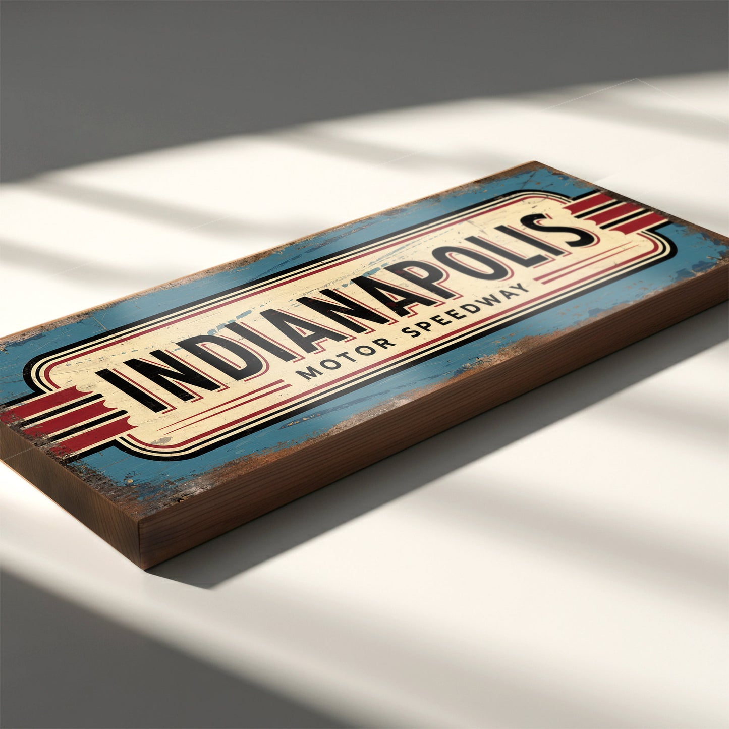 Indianapolis: Vintage Speedway Tribute Sign