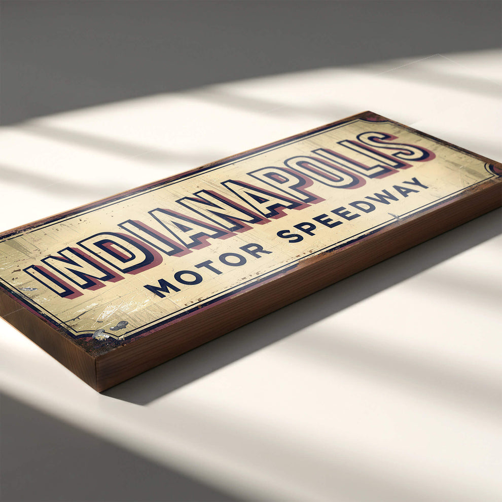 Indianapolis: Motor Speedway Tribute Sign – Suffolk Signs