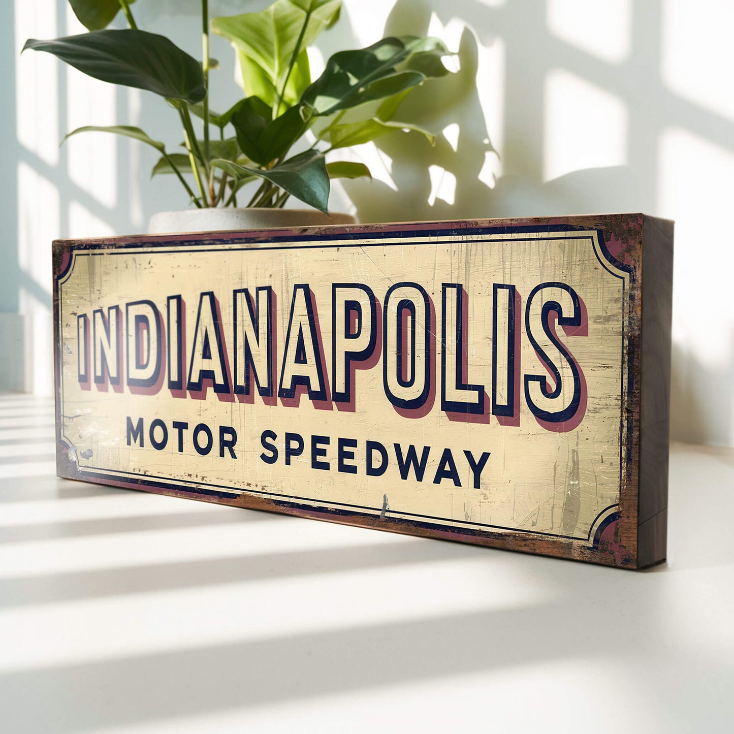 Indianapolis: Motor Speedway Tribute Sign