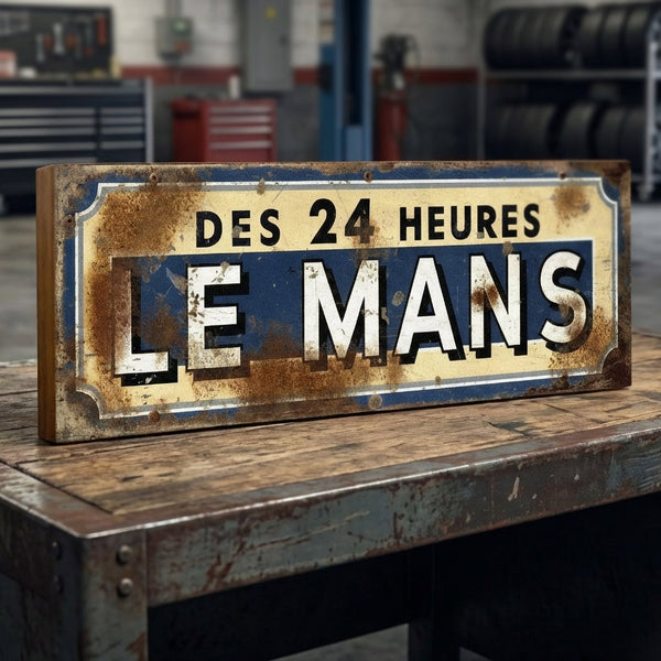 Le Mans 24 Hour: Vintage Style Tribute Sign – Suffolk Signs