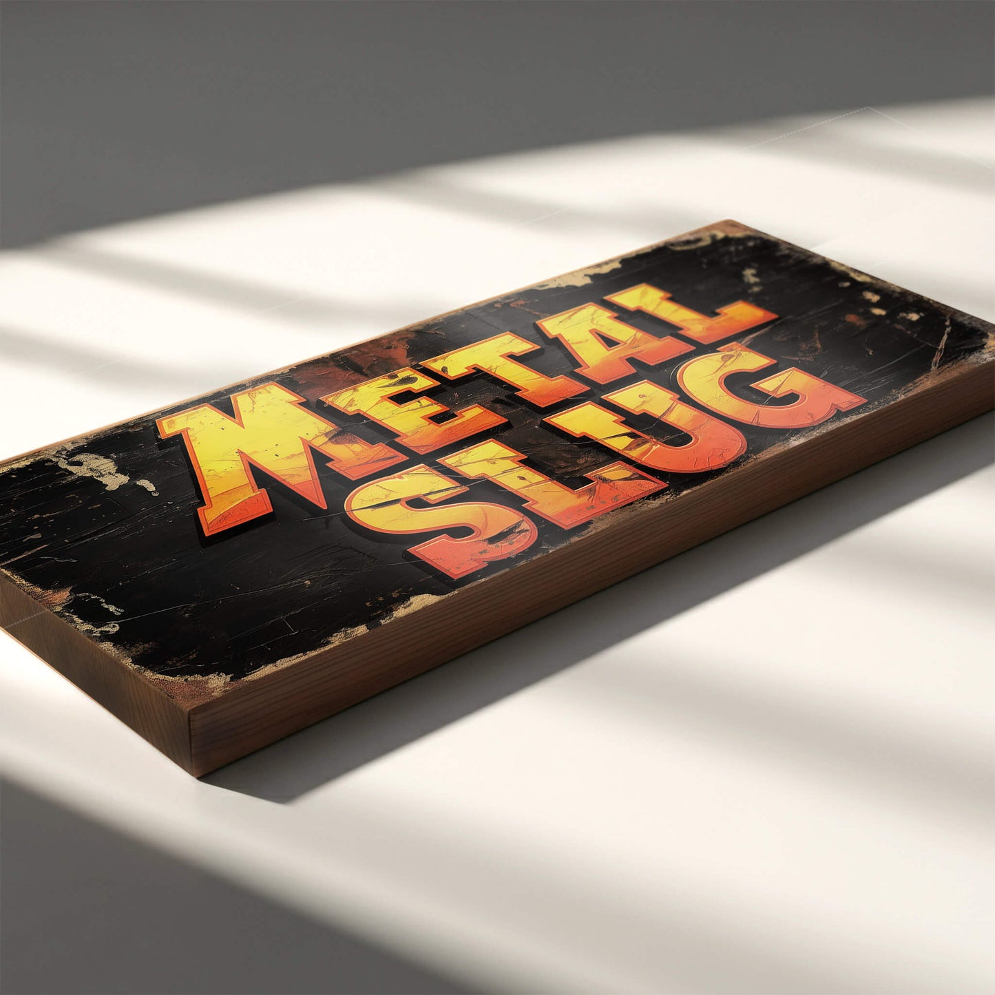 Metal Slug Retro Arcade Gaming Sign