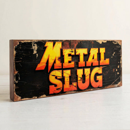 Metal Slug Retro Arcade Gaming Sign