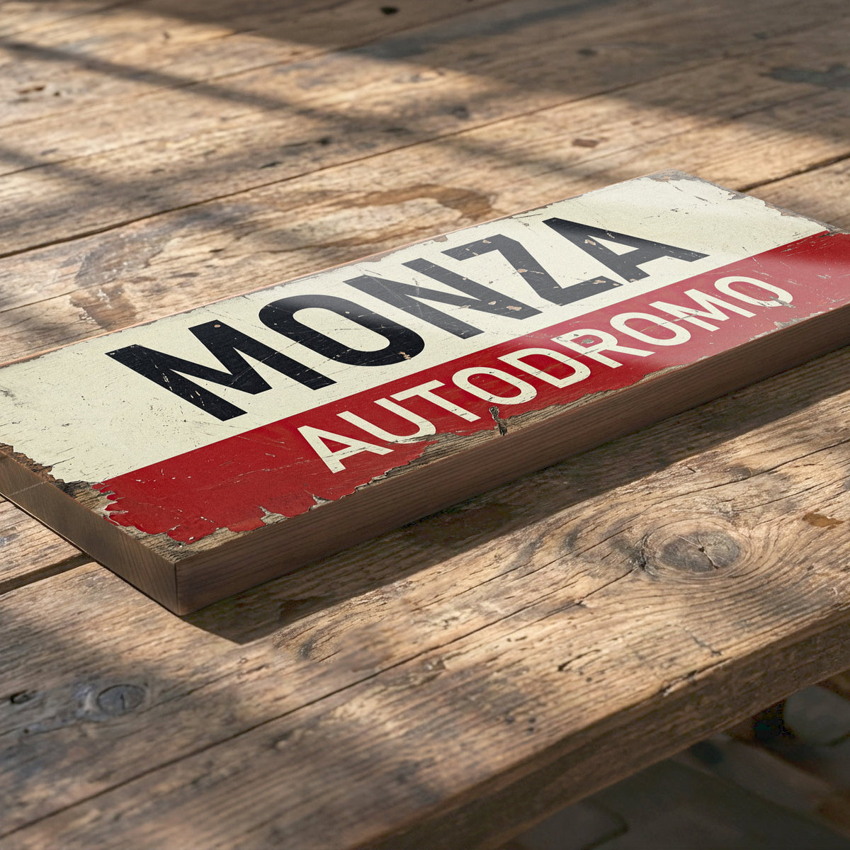 Monza Autodromo Italian Grand Prix Vintage Style Sign
