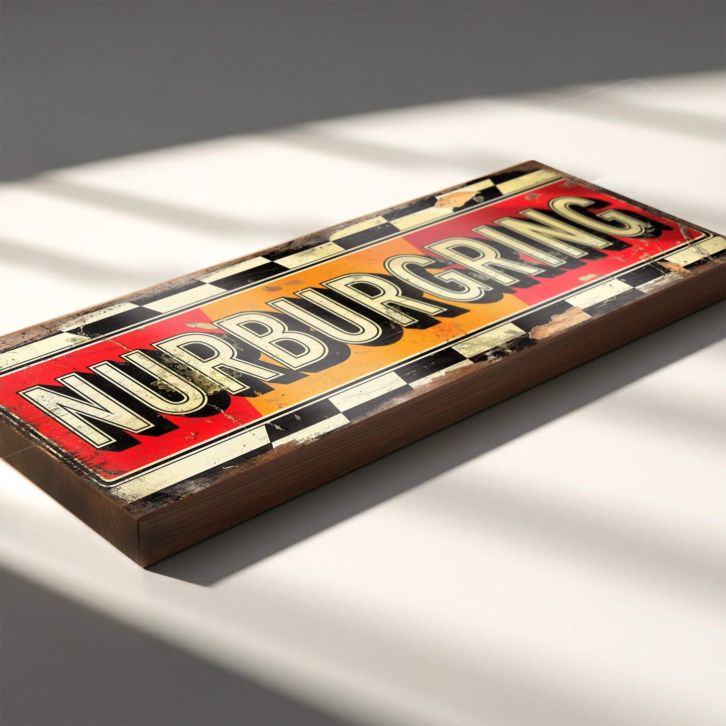 Nurburgring: Vintage Style Motor Circuit Tribute Sign