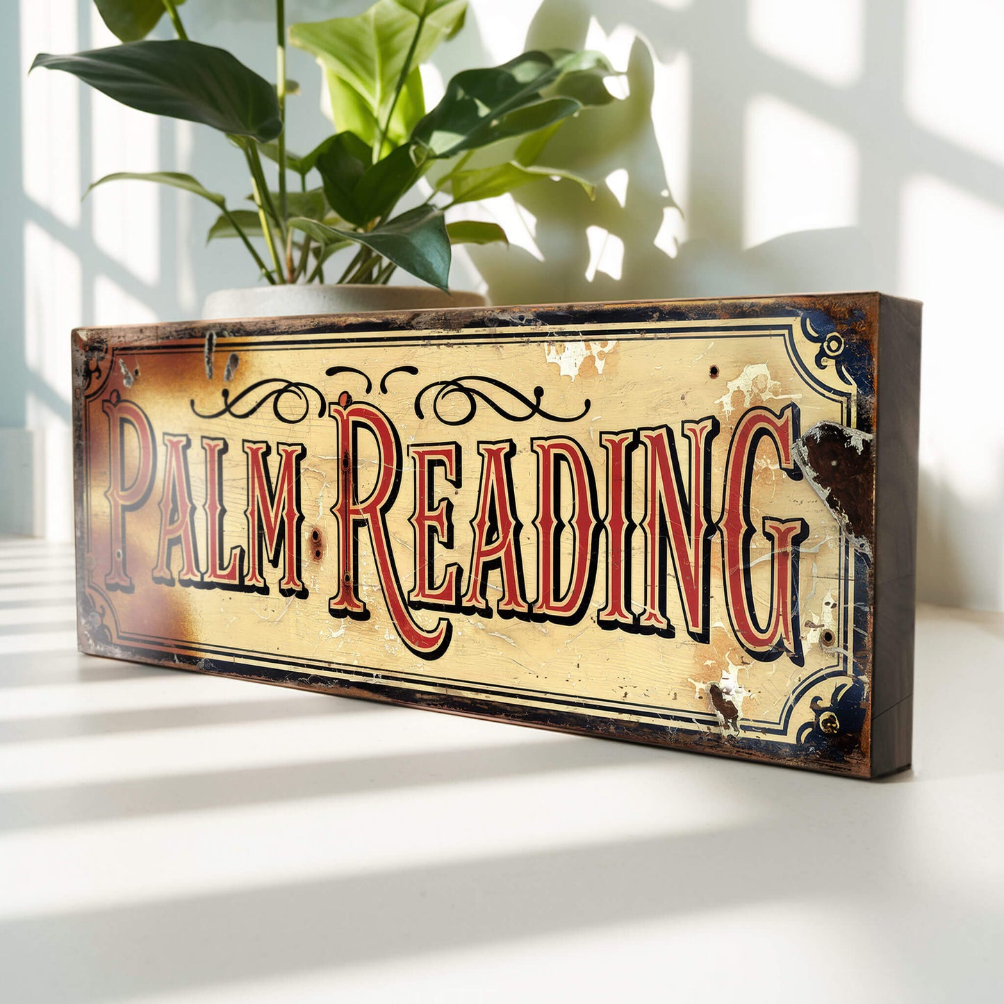 Palm Reading Sign Fortune Teller Circus