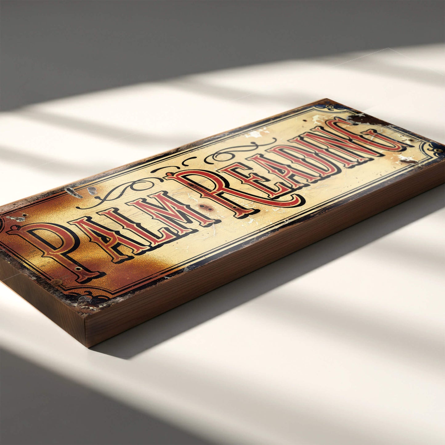 Palm Reading Sign Fortune Teller Circus