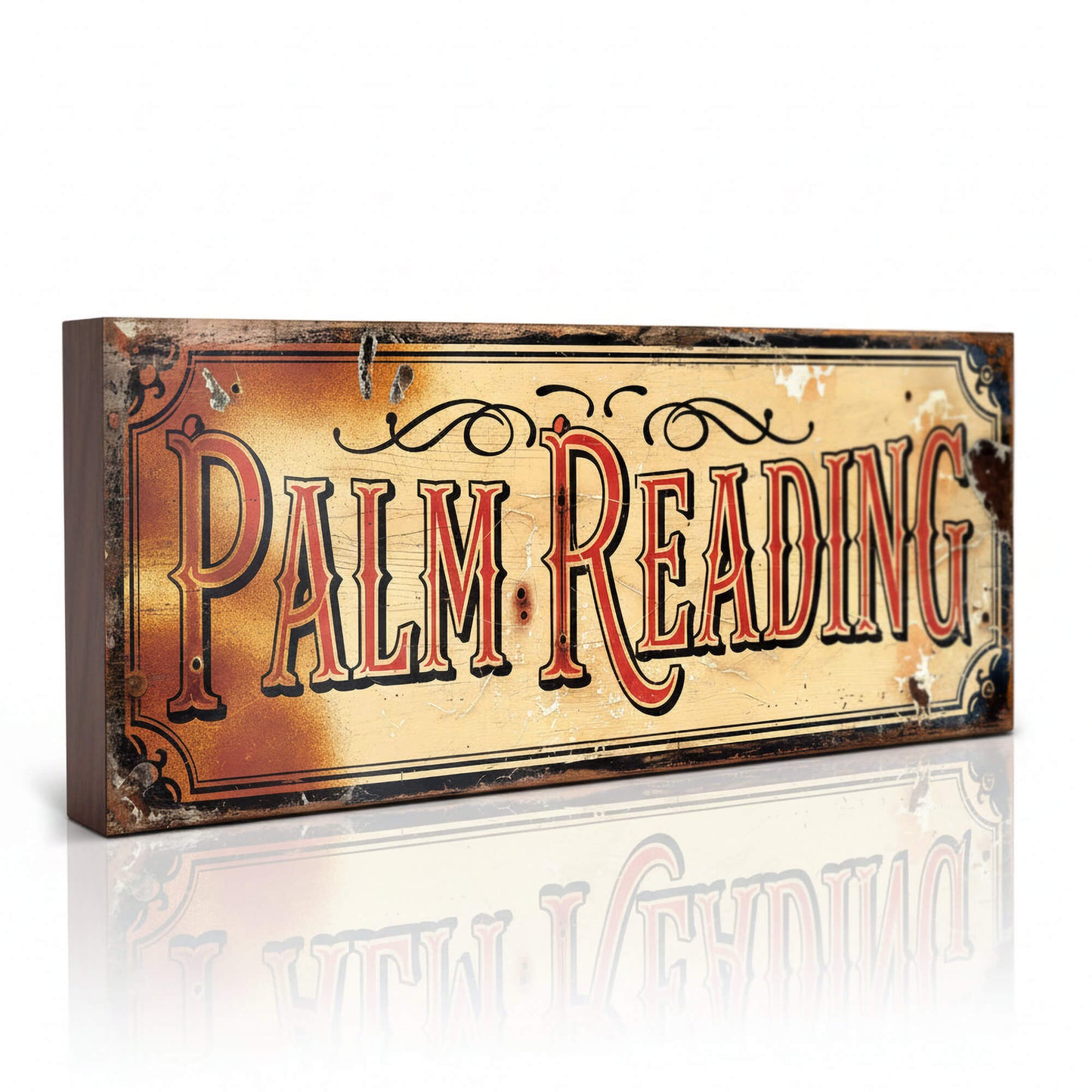 Palm Reading Sign Fortune Teller Circus