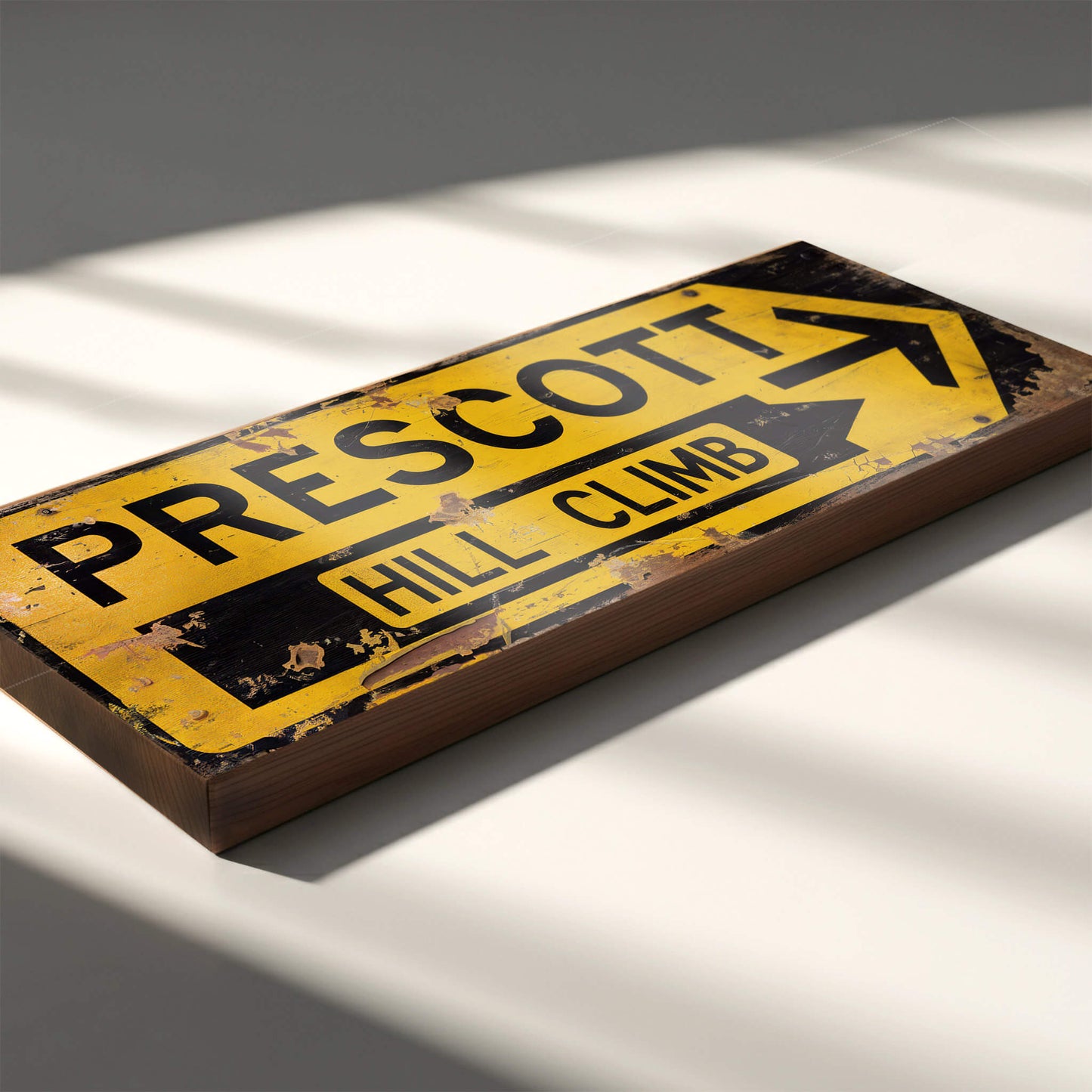 Prescott Hill Climb : Vintage Style Tribute Sign