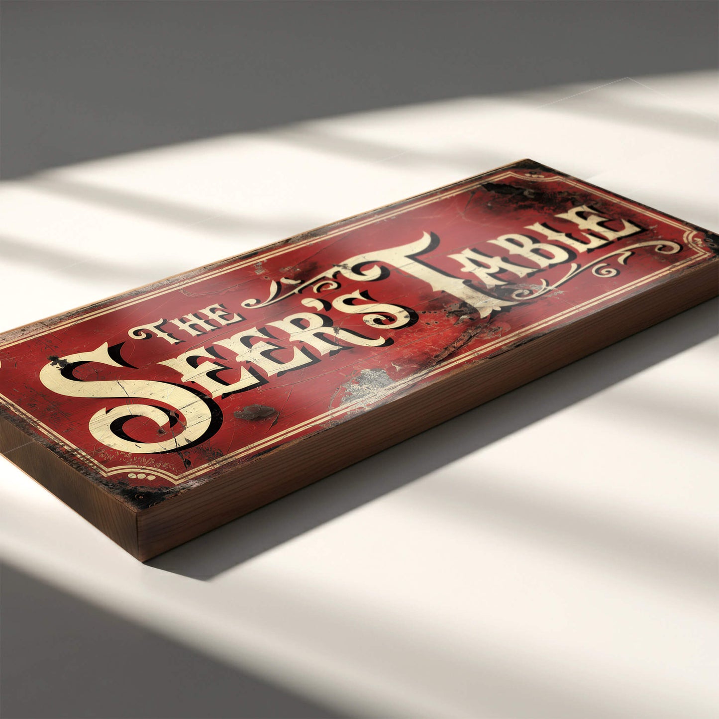 The Seer’s Table Fortune Teller Sign