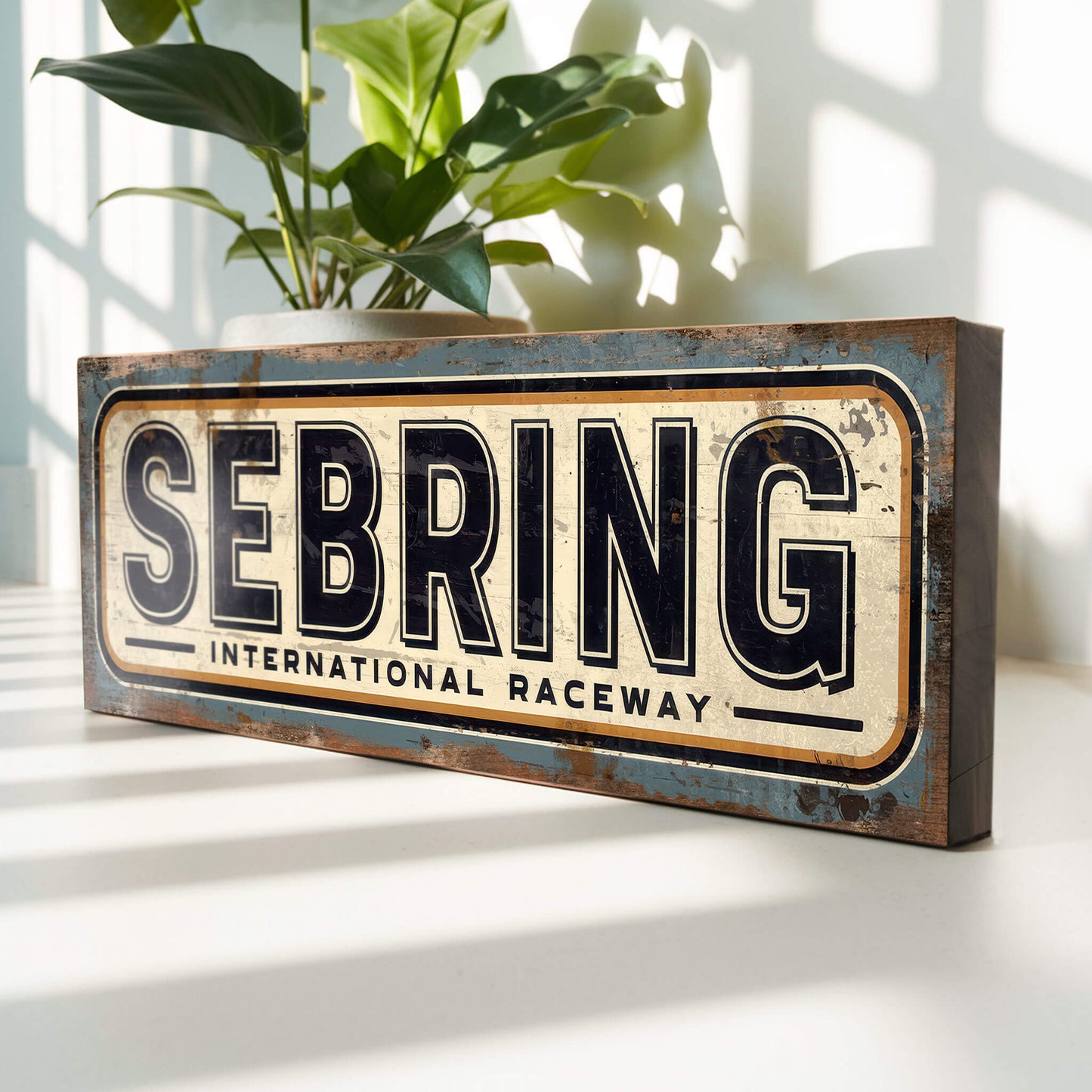 Sebring International Raceway : Vintage Style Tribute Sign