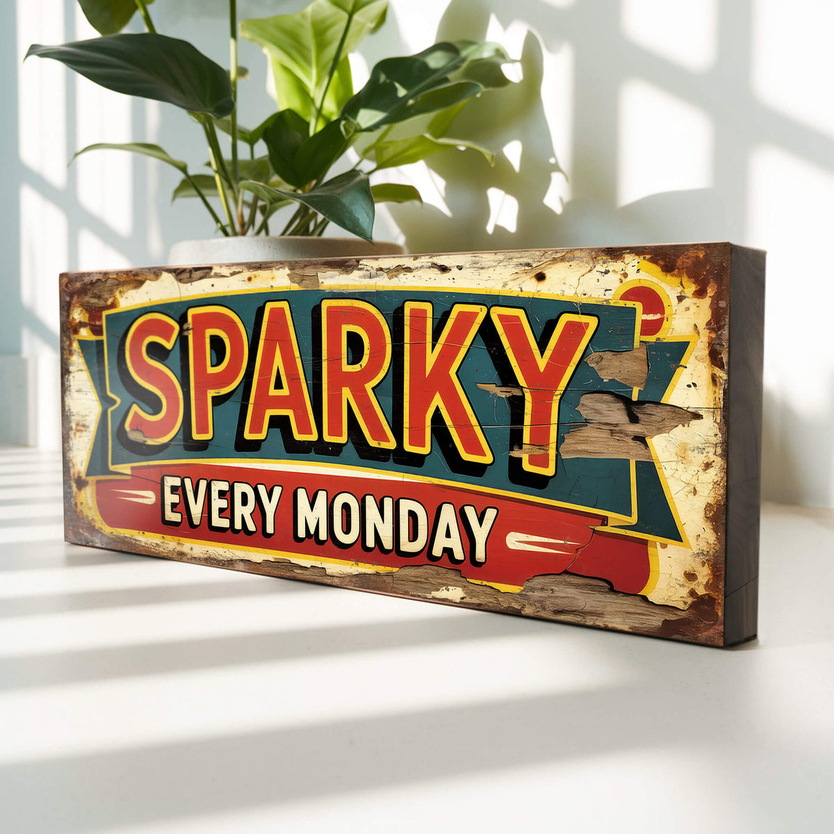 Sparky Comic Vintage Style Shop Sign – Suffolk Signs