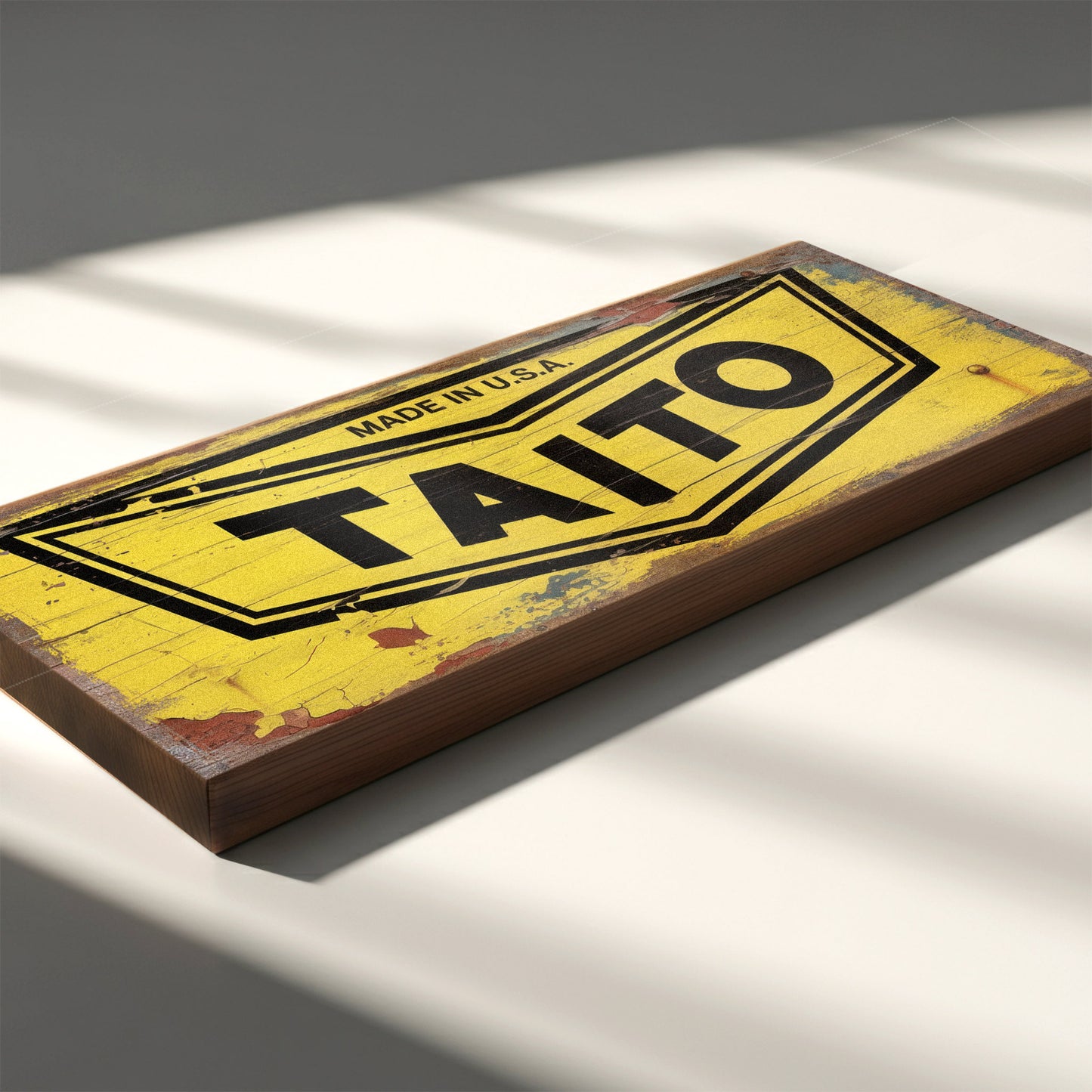 Taito Retro Arcade Gaming Logo Sign