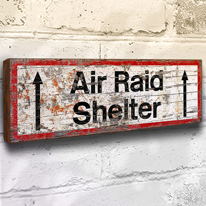 Air Raid Shelter Sign