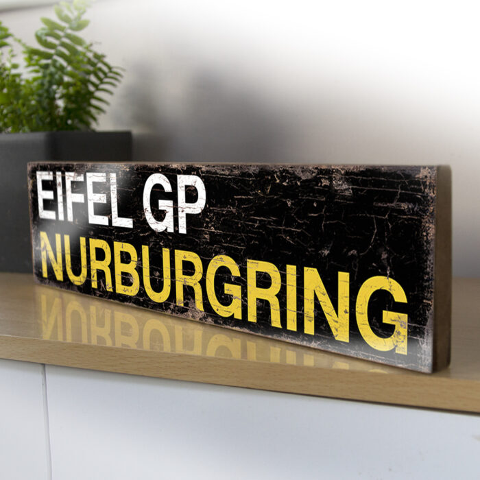 Nurburgring sign Eifel GP vintage style motor racing sign