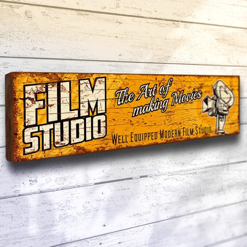 Film Studio Photography Sign