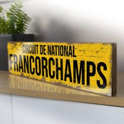 Francorchamps Race Circuit Sign