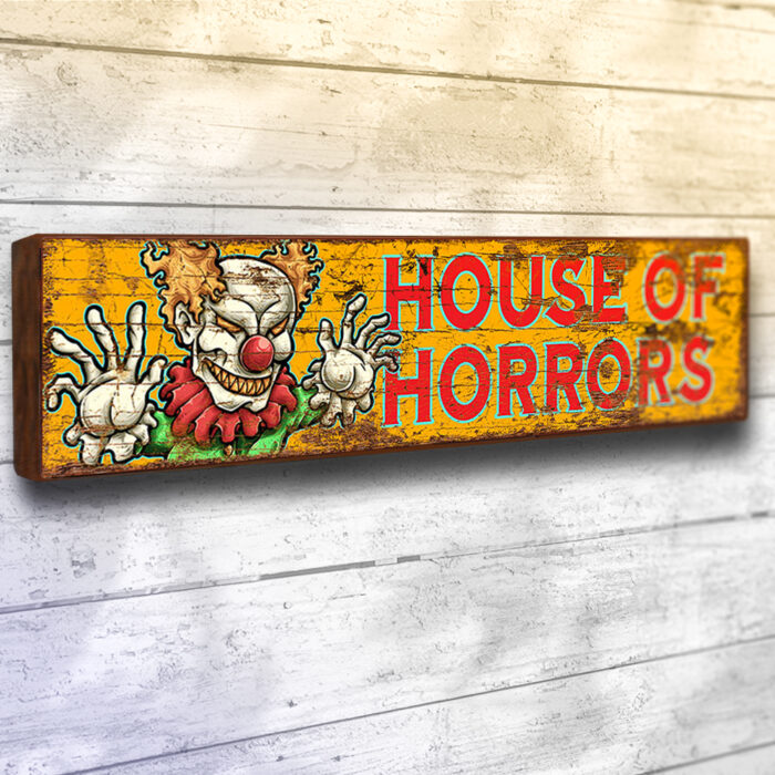 House of Horrors Fun Fair Sign