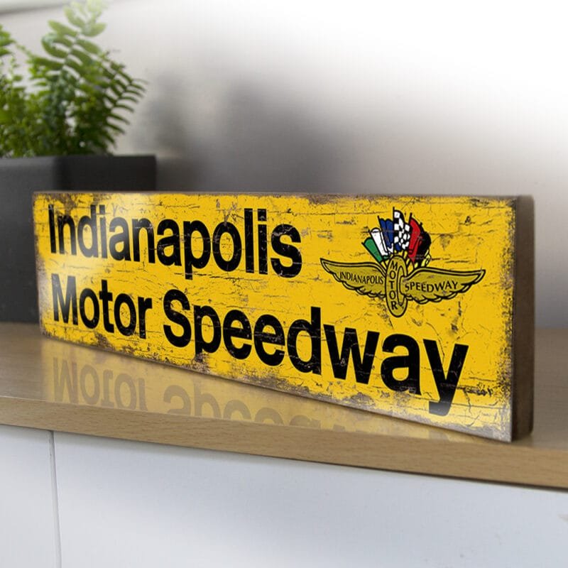 Indianapolis Motor Speedway Racetrack Sign