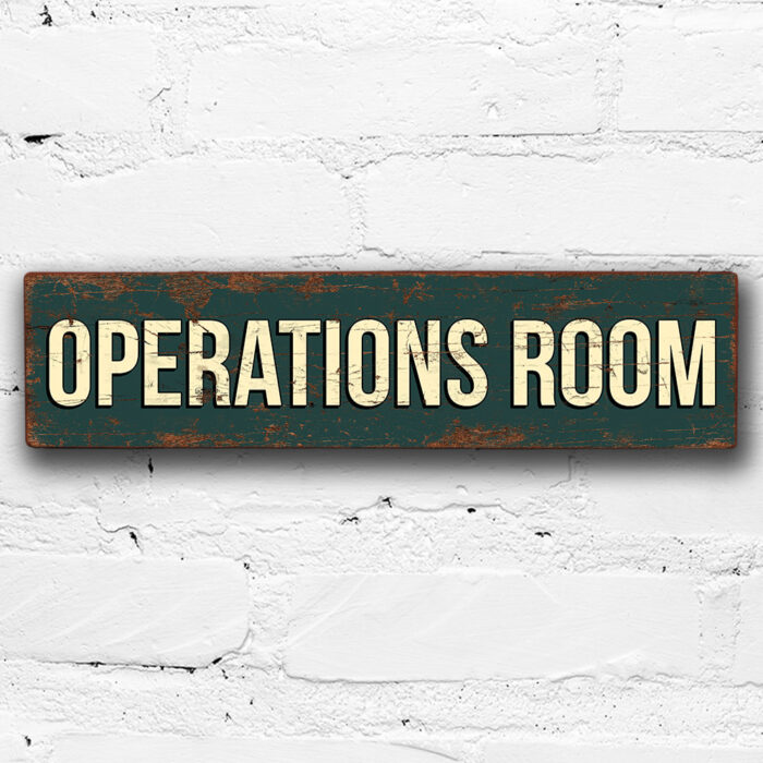 Operations Room Sign