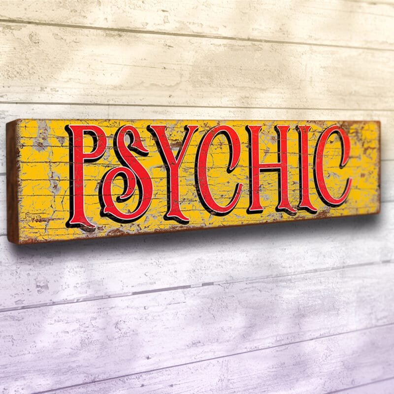 Psychic Fortune Teller Fairground Sign