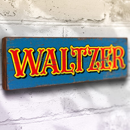 Waltzer Fairground Sign