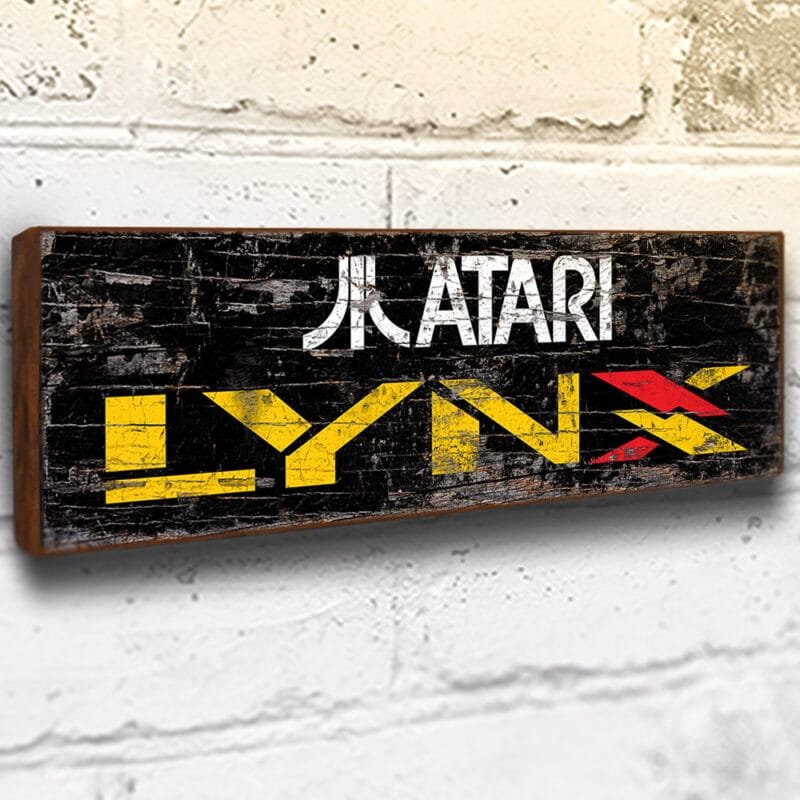 Atari Lynx console Logo Sign