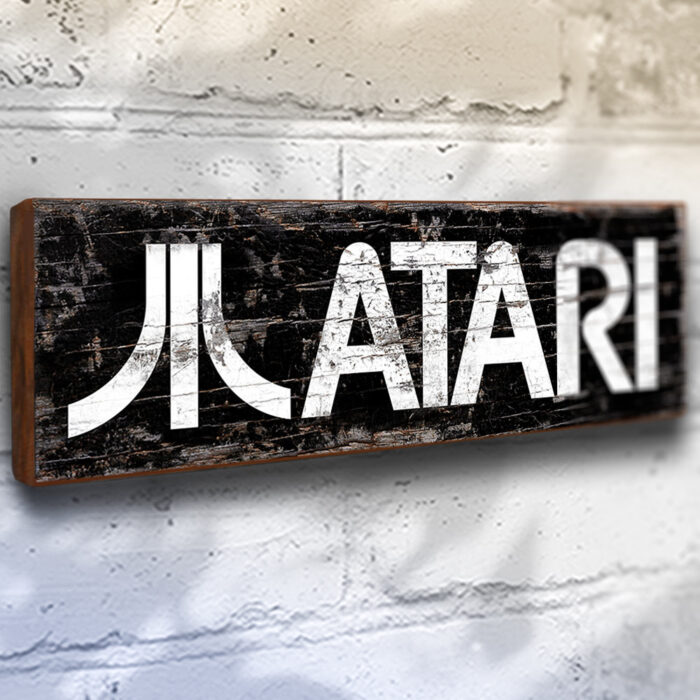 Atari retro arcade gaming sign